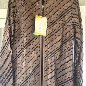 Kushi-Stylish Brown Bomber Jacket